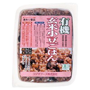 送料無料(メール便)　オーサワ　有機玄米小豆ごはん　160g