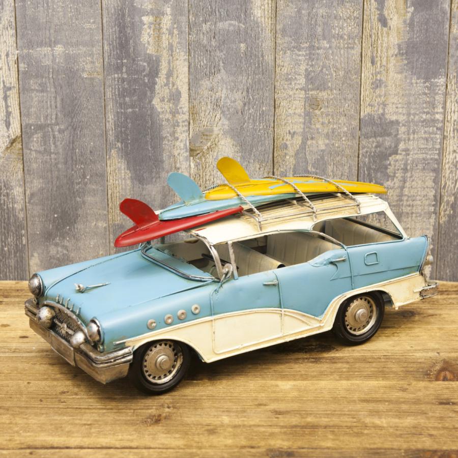 ブリキのおもちゃ ヴィンテージカー SURF ワゴン