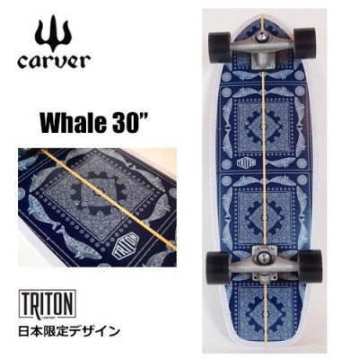 幅934インチCARVER SKATEBOARDS 日本限定 TRITON Whale 30\