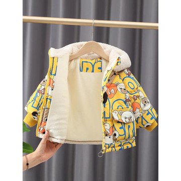 寶寶棉服2025新款兒童棉衣冬季小童嬰兒冬裝外套男童棉襖加絨加厚