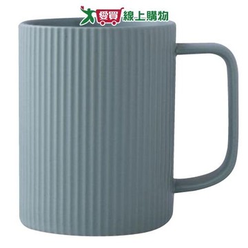 條絨馬克杯 450ml 粉綠【愛買】