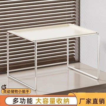 【含稅/免運】 廚房微波爐架置物架多功能層架烤箱收納架家用臺面雙層整理支架