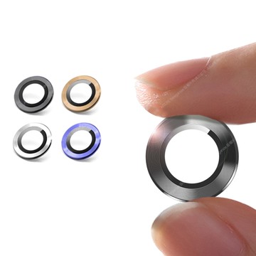 City for iPhone 12 Pro 6.1吋 / 12 Pro Max 6.7吋 鋁合金 9H玻璃鏡頭環 玻璃貼(一組3個) 請選型號跟顏色