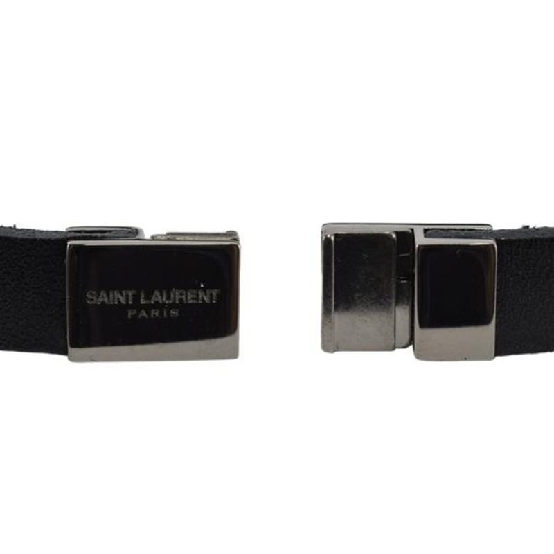 SAINT LAURENT サンローラン オピウム ダブルラップブレスレット/ブラック/646558 0IH0R 1000 | LINEブランドカタログ