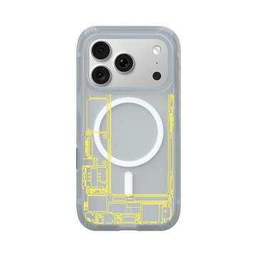 iPhone 18 Pro AirX 流變灰 - JOCR - Inside an iPhone - Yellow