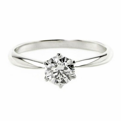 ダイヤモンド ブライダル リング プラチナ 0.5ct ダイヤ指輪 Dカラー