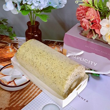 芝麻香緹瑞士捲 18cm