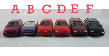 【震撼精品百貨】西德Herpa1/87模型車 福斯VW-GOLF/CABRIO/VR6/PASSAT GL【共6款】 震撼日式精品百貨