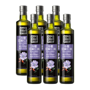 【直播限定】GoodSome 冷壓亞麻仁油 250ml*６入