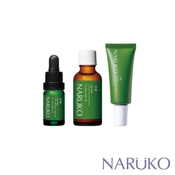 【NARUKO牛爾】茶樹痘痘粉刺絕緣組(美白寶10ml+粉刺寶30ml+夜敷膜25g)