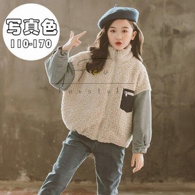 子供服 ボアジャケット キッズ 女の子 子ども服 もこもこ 切り替え アウター 厚手 モ 中綿 ボア ジュニア 秋冬 防寒 お出かけ 通学着 通販 Lineポイント最大get Lineショッピング