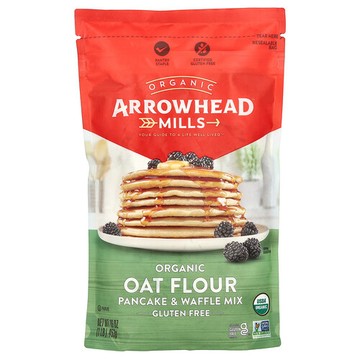 Arrowhead Mills, 有機燕麥粉煎餅和華夫餅混合料，無谷蛋白，16 盎司（453 克）