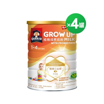 桂格三益菌成長奶粉1500gX4罐   [輸入優惠碼折$300，折後價$2896]