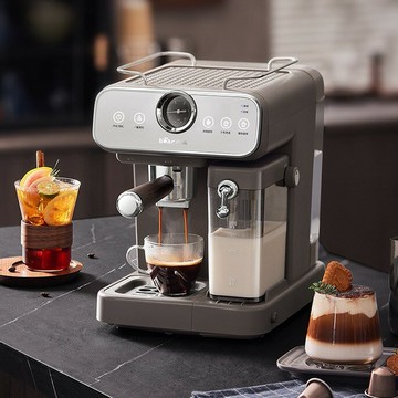 免運 開立發票 咖啡機 咖啡機KFJ-V12Q1家用全半自動意式膠囊咖啡一體機辦公室研磨