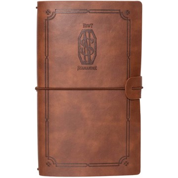 【怪獸與牠們的產地】紐特Logo皮革風旅行筆記本