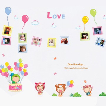 創意壁貼 Loxin 兒童照片牆可愛壁貼 相框牆 相片牆