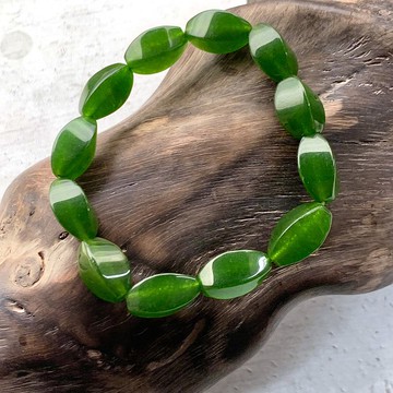 台灣 玉珠手環 │共12粒 潤澤剔透 稀有色澤