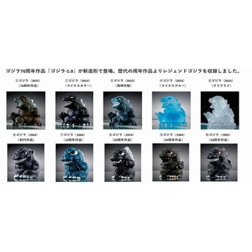 星矢TOY 板橋實體店面 8-9月預購 萬代 盒玩 哥吉拉迷你軟膠 歷代編年史 G70 LEGEND 中盒10入 免訂金