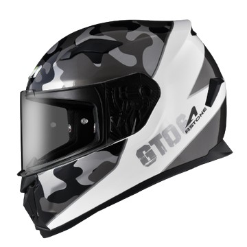 【頂級防護】Astone GTO6 YC1 白銀 全罩式安全帽