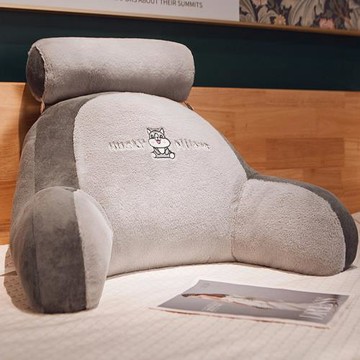 床頭靠墊軟包護腰靠枕大靠背沙發床上靠背枕玩手機宿舍學生靠跨境