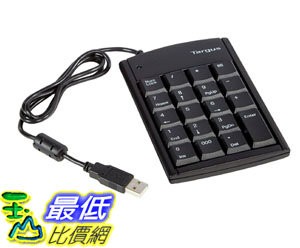 [3美國直購] Targus PAUK10U Ultra Mini USB Keypad, Black