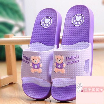 家用涼拖鞋女洗澡拖鞋涼拖鞋男夏居家厚底防滑浴室拖鞋男【櫻桃菜菜子】