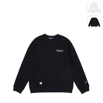 【FILA】中性 圓領T恤-黑色 1TEY-5854-BK