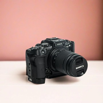 顏左 適用佳能R7相機兔籠攝影視頻直播穩定器橫豎拍快裝板配件【Snowbelle優選】