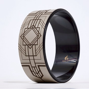 新年快樂【Yoga Flow】瑜珈輪 - Luxury Geometry - 蒼鷺灰