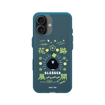 iPhone 17 Clear (相機按鈕) 夜幕藍 - 奧樂雞 Ology - 花路展開