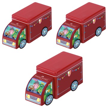 FABER-CASTELL 輝柏 造型連接筆禮盒 卡車  33色  3盒