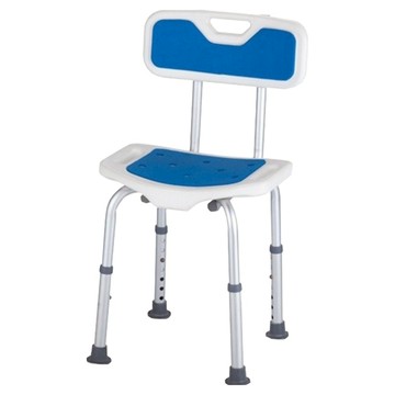 固定式靠背款洗澡椅  1個  白色