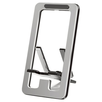 Kyhome 卡片式折疊手機支架/便攜桌面懶人支架 P59  1個  銀色
