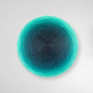 繪畫 室內藝術 深海 翡翠綠 現代 原創