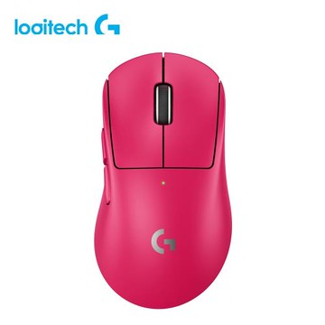 【Logitech G】Pro X SUPERLIGHT 2 DEX 無線輕量化遊戲滑鼠 桃紅