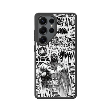 Galaxy S25 Ultra SolidSuit 黑 - Batman 蝙蝠俠 - 蝙蝠俠塗鴉