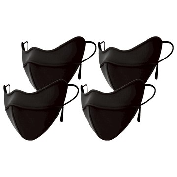 小麥購物 保暖口罩 E163 20g  經典黑  4個  1組