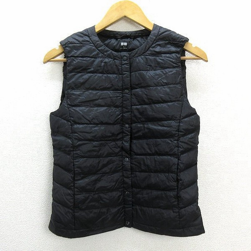 Uユニクロ/UNIQLO ウルトラライトダウンベスト/インナーダウンカー【M】黒/LADIES/54【中古】 通販  LINEポイント最大0.5%GET | LINEショッピング