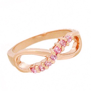 【Charme】 開運系愛.無限玫瑰金 戒指