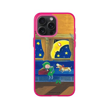 iPhone 15 Pro Max Clear 粉漾桃 - 幾米 Jimmy Liao - 忘記親一下-夜眠