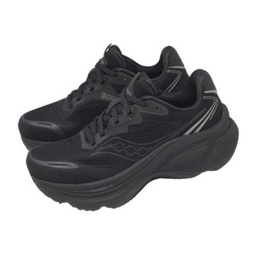 Saucony 索康尼 慢跑鞋 Hurricane 26 寬楦 女鞋 黑 回彈 支撐 運動鞋 S1011101004