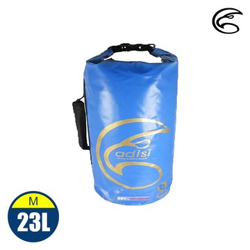 ADISI 圓筒雙肩防水袋【藍色】23L-AS14043