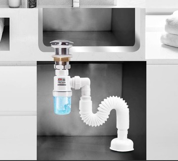 洗手盆下水管防臭器排水管道通用洗臉池臺配件面盆臺盆軟管神器道 99購物節