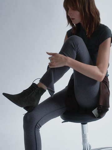 Handcrafted Suede Lace-up Boots [Mocha Brown]