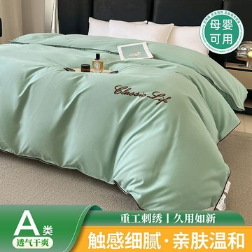 🔥臺灣出貨🔥被套 刺繡加厚單件被套 純色被罩 單人雙人被罩 180x220 學生宿捨 1.8x2x2.0x2.3