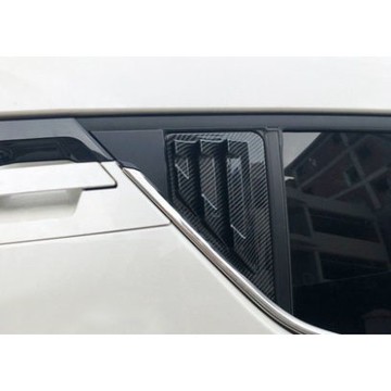 ~歐力斯~豐田 TOYOTA 16-23年 C-HR CHR 後三角窗 後三角窗飾板 三角窗 後窗飾板 百葉窗 碳纖維紋