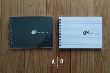 199 - B&W 科技學人 LAP TOP 64K 線圈橫線筆記黑 YNR-6426