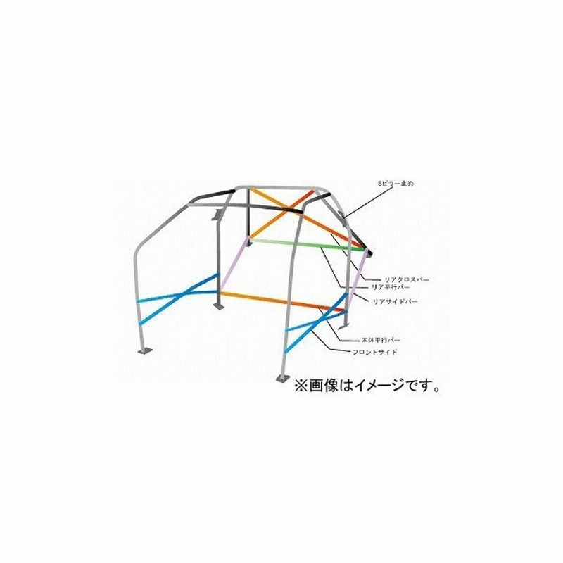 オクヤマ ロールバー 761 312 1 スチール ダッシュボード貫通 16p No 18 2名 ミツビシ ランサーevo Vii Ix Ct9a 4ドア ノーマルルーフ 通販 Lineポイント最大0 5 Get Lineショッピング