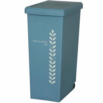 natura pallet 滑蓋式垃圾桶30L - 四色 紅色