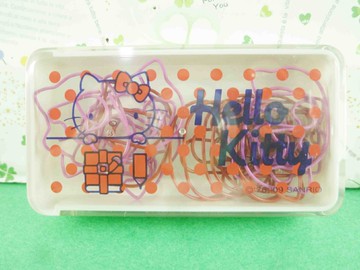 【震撼精品百貨】Hello Kitty 凱蒂貓 迴紋針盒-方形-紅點 震撼日式精品百貨